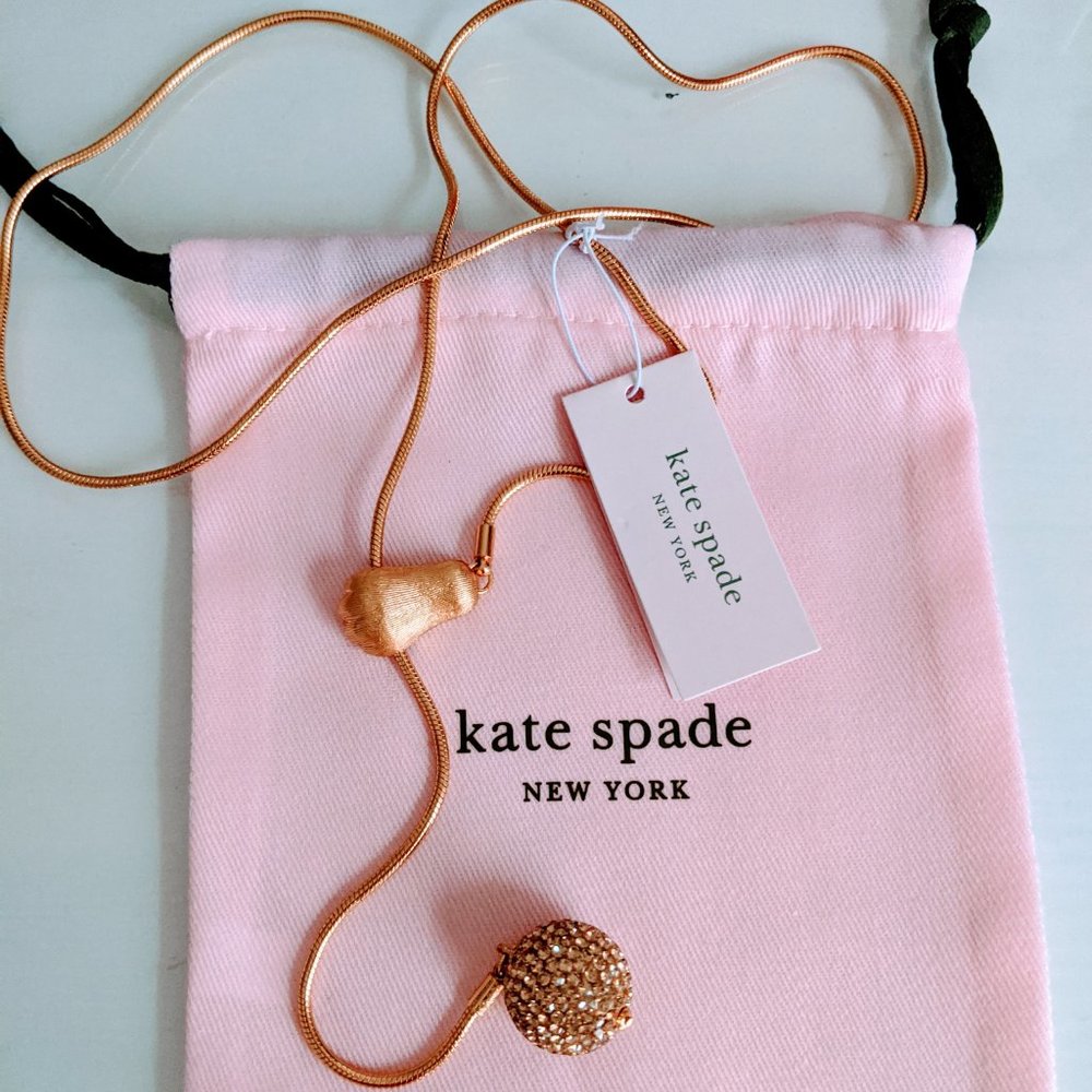 Kate Spade House Cat Paw Adjustable Necklace